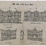 Cover image for Plan - Hobart Domain - Philip Smith Training College - Elevations