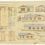 Cover image for Plan - Macquarie Street School - Physical Culture Hall; Drawing No - 0 Plans, Details; Contract Code 512; Card No.874