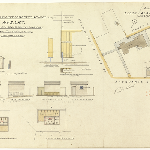 Cover image for Plan - Upper Macquarie Street State School, Hobart - Alterations to WC's & Connecting Same; Drawing No - 5057 Block Plan, Plans, Elevations - Colour; Contract Code 520; Card No.885