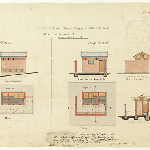 Cover image for Plan - Upper Macquarie Street State School, Hobart - Plan of Closets Etc; Drawing No - 4268-2 Plans, Elevations, Sections; Contract Code 527; Card No.909