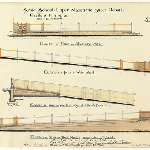 Cover image for Plan - Upper Macquarie Street State School, Hobart - Details of Fencing Etc; Drawing No - 4268-3 Elevations - Colour; Contract Code 528; Card No.910
