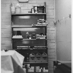 Cover image for Miscellaneous photographs - No.s 34-56 Graphic Art section of State Library-shows work area, some displays and examples of art work.