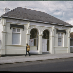 Cover image for Photograph - 35mm transparency - State Library of Tasmania - Deloraine branch - 1974