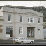 Cover image for Photograph - 35mm transparency - State Library of Tasmania - Franklin branch - May 1971