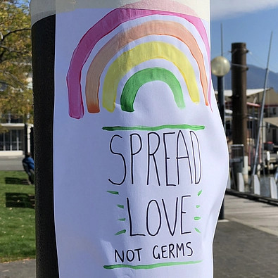 Spread Love Not Germs (Cooper Kindness Challenge) by Lottie Groves - record NS6921. Opens in a new window.
