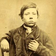 19thC photo of a child convict