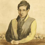 Painted portrait of a convict Fraser