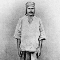 19thC photograph of convict from Singapore