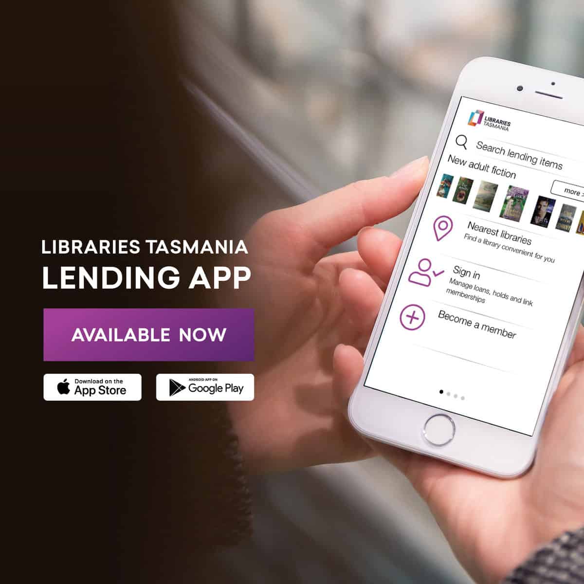 The Libraries Tasmania Lending App Libraries Tasmania
