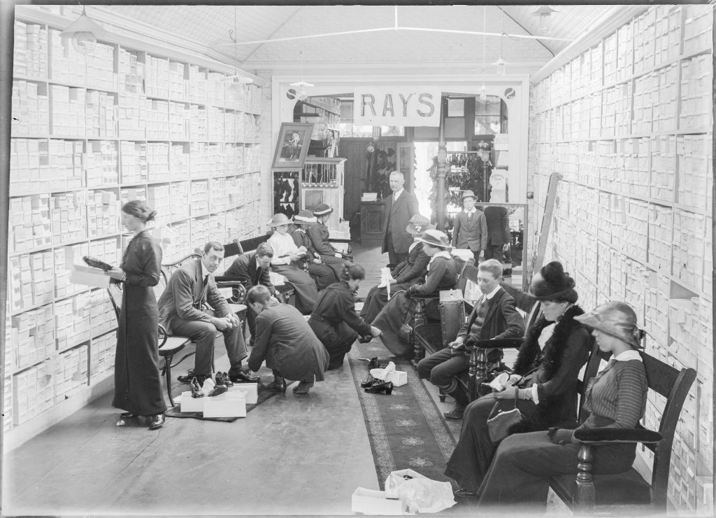 Photograph - Interiors - Ray's shoe store, Hobart