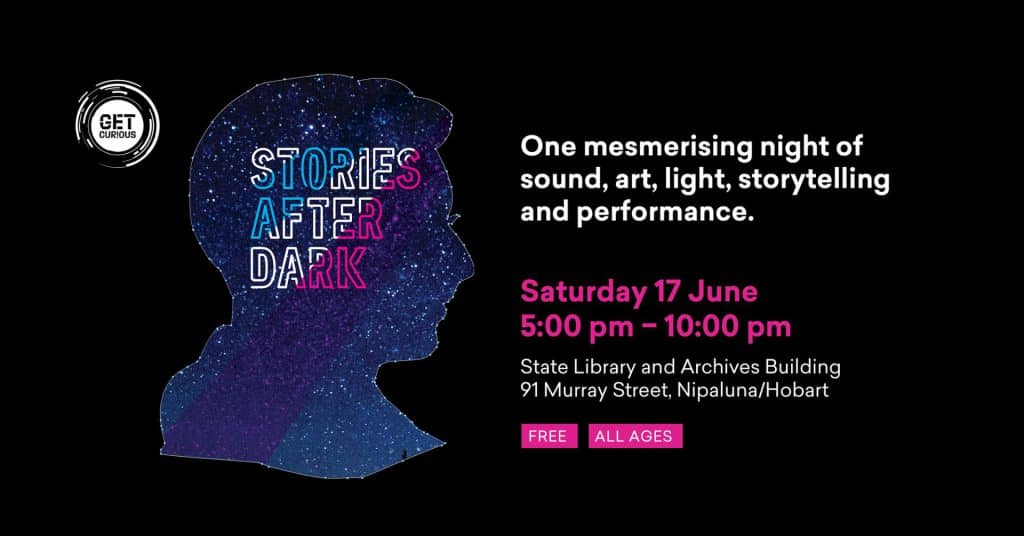 Stories After Dark 2023 social media banner