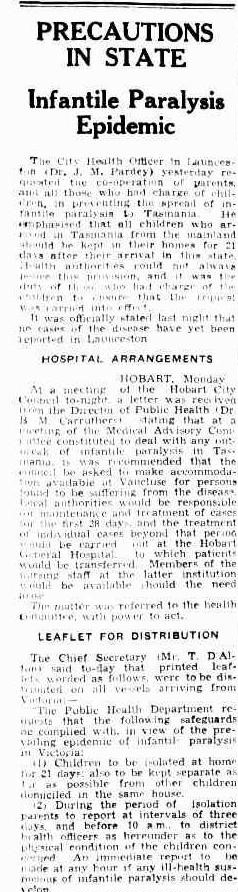 A newspaper article. Text is illegible.