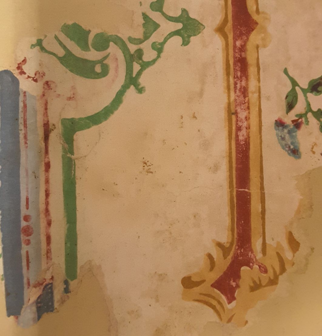 Fragments of wallpaper